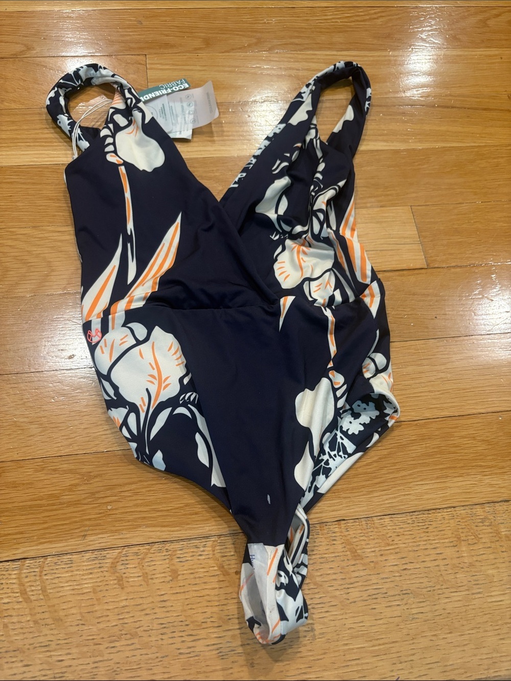Maaji Navy and White Floral One-Piece Swimsuit - Picture 5 of 7